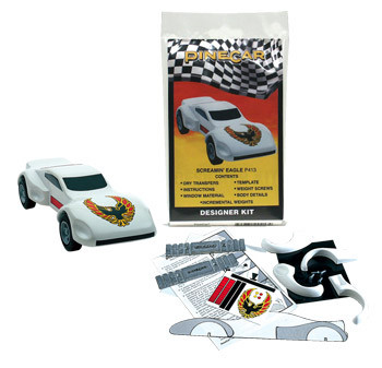 PineCar Designer Car Kit, Screamin' Eagle - PIN413