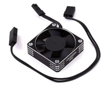 Proteck RC 35x35x10mm Aluminum High Speed HV Cooling Fan (Silver/Black) - PTK2113