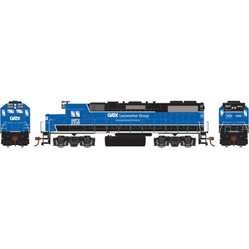 Roundhouse HO GP38-2 w/DCC Decoder, GATX/Black and Blue #2339 - RND12625