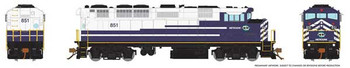 Rapido Trains GMD F59PH - Standard DC -- Metrolink 873 (As-Delivered, white, blue) - RPI19015