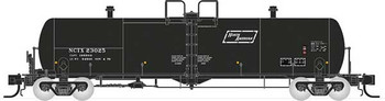 Rapido Trains N Scale Procor GP20 20,000-Gallon Tank Car - Ready to Run -- North American NCTX 1 (black, white) (Random Road #) - RPI535007A