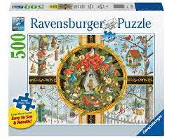 RAVENSBURGER Christmas Songbirds(500 pc Lrg Fmt) - RVB16835