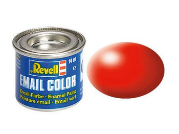Revell of Germany 14ml Enamel Luminous Red Silk Tinlets - RVL32332