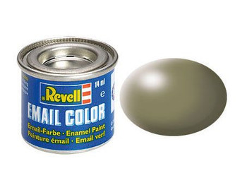 Revell of Germany 14ml Enamel Greyish Green Silk Tinlets - RVL32362