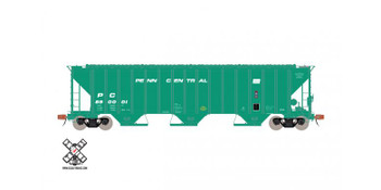 Scaletrains Rivet Counter HO Scale Pullman-Standard PS-2CD 4785cf Covered Hopper, Penn Central (R3)  890072 - SXT32545