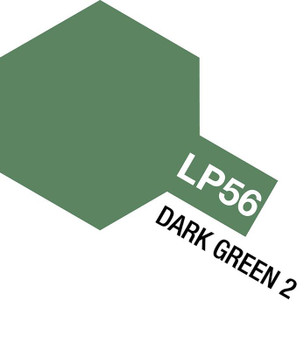 Tamiya Lacquer Paint LP-56 Dark Green 2 10 ML - TAM82156