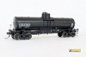 Tangent Scale Models CONX "Continental Oil 1923+ Lease" GATC 1917-design 8000 Gallon Tank Car #2627 - TAN19023-01