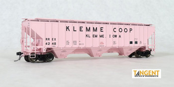 Tangent Scale Models RREX "Klemme Coop Iowa 4-1979" PS4750 Covered Hopper #4251 - TAN20057-06