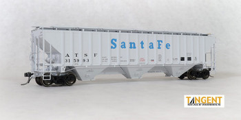 Tangent Scale Models ATSF "Delivery Gray 10-1979" PS4750 Covered Hopper #315971 - TAN20058-10