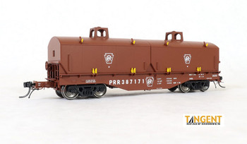 Tangent Scale Models Pennsylvania Railroad (PRR) "G41A Delivery 1966" w/ Hoods PRR Shops G41A Coil Car #387131 - TAN27010-05
