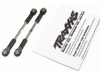 Traxxas Turnbuckles, toe link, 55mm (75mm center to center) (2) (assembled with rod ends and hollow balls) - TRA2445