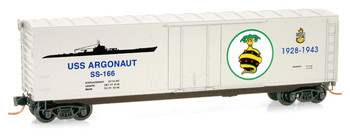 Micro-Trains US Navy Series Boxcar -- USS Argonaut #SS-166 (#8 in Series) - 489-3800408