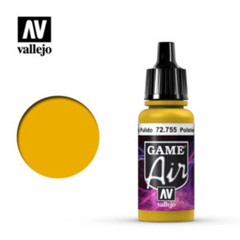 Vallejo 17ml Bottle Polished Gold Game Air - VJ72755