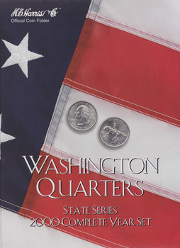 Whitman Coin Coin Folder - Washington Quarter State Series - 2001 - WHC8HRS2584