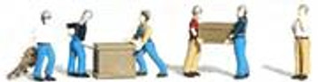 Woodland Scenics Scenic Accents(R) Figures -- Dock Workers pkg(6) - WOOA2729