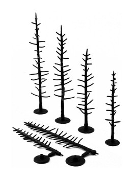 Woodland Scenics Pine Tree Armatures, 4"-6" (44) - WOOTR1125