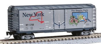 Micro-Trains 50-State Car Series - 40' Plug-Door Boxcar -- New York State #1788 (#18 in Series) - 489-50200518