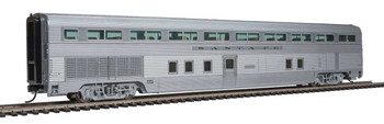 WalthersProto 85' Budd 68-Seat Step-Down Coach -- Santa Fe (Real Metal Finish w/decals) - 920-9602