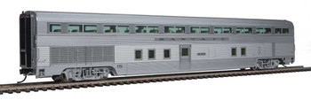 WalthersProto 85' Budd 68-Seat Step-Down Coach (Reversed Seats) -- Santa Fe #533 (Real Metal Finish) - 920-9625