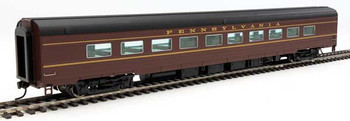 WalthersProto 85' Budd 68-Seat Full Diner -- Pennsylvania Railroad (Class D85C, Decals; Tuscan, black; Dulux) - 920-9708