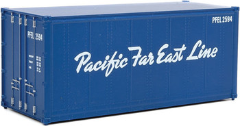 Walthers SceneMaster 20' Smooth-Side Container - Ready to Run -- Pacific Far East Line - 949-8666