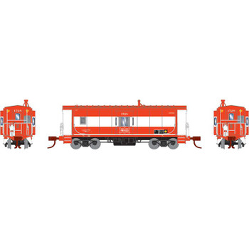 Athearn N Bay Window Caboose, Frisco #1728 - ATH24335