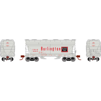 Athearn N ACF 2970 Covered Hopper, CB&Q #183910 - ATH24662