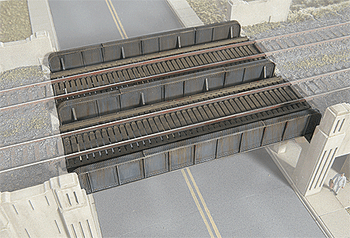 Walthers Cornerstone N-Scale Through Plate-Girder Bridge -- Kit - 933-3820