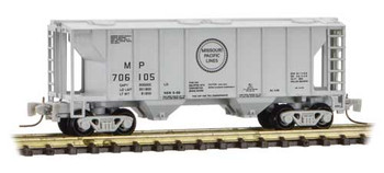 Micro-Trains Z 2-BAY COVERED HOPPER - MISSOURI PACIFIC #706105 - 489-53100282