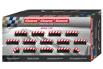 Carrera 20580 Outside Shoulders for High Banked Curve 4/15 - CAR20580