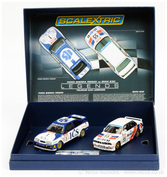 Scalextric FORD SIERRA RS500 VS BMW E30 - C3693A