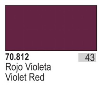 Vallejo 17ml Bottle Violet Red Model Color - VJ70812