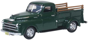 Oxford Diecast 1948 Dodge B-1B Pickup Truck - Assembled -- Dark Green - 553-87DP48002