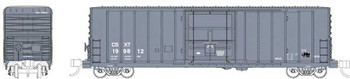 Wheels of Time Pacific Car & Foundry 70-Ton 50' Exterior-Post Insulated Boxcar - Ready to Run -- CSX 199837 (gray, Reporting Marks Only) - 805-61186