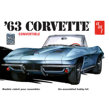 AMT 1963 Chevy Corvette Convertible 1/25 - AMT1335M