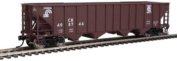 Walthers Mainline 50' 100-Ton 4-Bay Hopper - Ready to Run -- Conrail #498744 - 910-1983