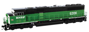 WalthersMainline EMD SD60M with 3-Piece Windshield - ESU(R) Sound & DCC -- Burlington Northern Santa Fe #9206 - 910-20316