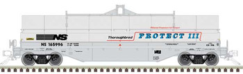 Atlas 42' Coil Steel Car with Fishbelly Side Sill - Ready to Run - Master(R) -- Norfolk Southern 165922 (gray, blue, red, Protect III) - ATL50004890