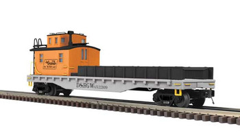 Atlas O Crane Tender - 3-Rail - Ready to Run - Premier(R) -- Denver & Rio Grande Western #3317 (orange, black, silver) - ATO3001246