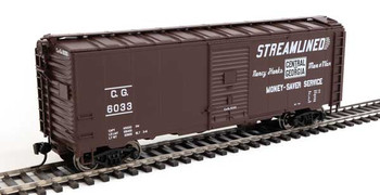 Walthers Mainline 40' AAR Modified 1937 Boxcar - Ready to Run -- Central of Georgia #6033 - 910-2730
