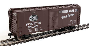 Walthers Mainline 40' AAR Modified 1937 Boxcar - Ready to Run -- New York Central - Pittsburgh & Lake Erie #30140 - 910-2734