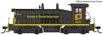 Walthers Mainline EMD SW7 - ESU Sound & DCC -- Detroit & Toledo Shore Line #118 (black, yellow, red) - 910-20657