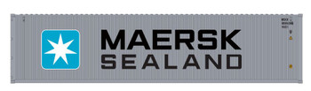 Aurora Miniatures HCBMST2 HO 40ft Containers 3 Pack Maersk Sealand #2 (MSKU 909508/910557/915366) - AURHCBMST2