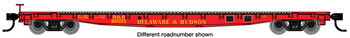 Walthers Mainline HO 53' GSC Flatcar - Ready to Run -- Delaware & Hudson #16509 - 910-6612
