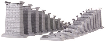 MTH - Mikes Train House O Gauge - 24-Piece Graduated Trestle System For Lionel Fastrack - MTH401145