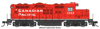 Walthers Mainline HO EMD GP9 Phase II with Chopped Nose - ESU(R) Sound and DCC -- Canadian Pacific #8218 (red, white)