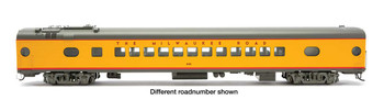 WalthersProto 85' Milwaukee Road 600-Series Coach - City of San Francisco -- Milwaukee Road - Standard w/Decals (yellow, gray, red)