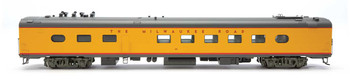 WalthersProto 85' Milwaukee Road 48-Seat Diner - City of San Francisco -- Milwaukee Road #124 (yellow, gray, red)