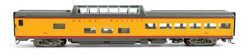 WalthersProto 85' American Car & Foundry Dome Lounge -- Union Pacific Standard with Decals (yellow, red, gray trucks)