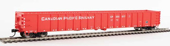 Walthers Mainline 68' Railgon Gondola - Ready To Run -- Canadian Pacific #355017 - 910-6406